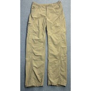 Women’s Patagonia Khaki Hiking Pants Outdoor Trail Zip Pocket Pants Size 10